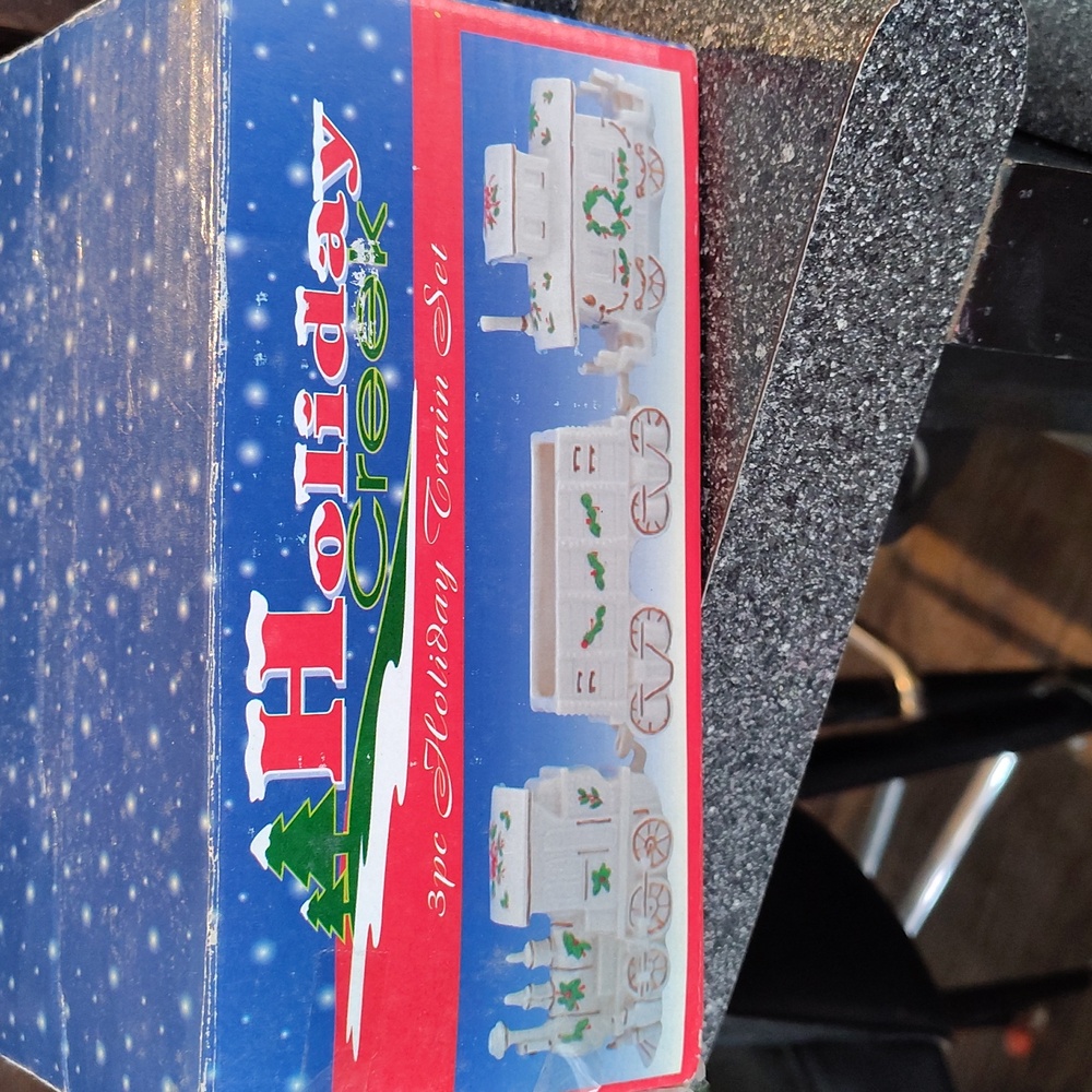 3 Piece Holiday Train Set